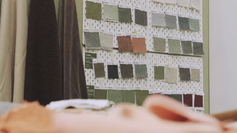 people designing and assembling sofa beds